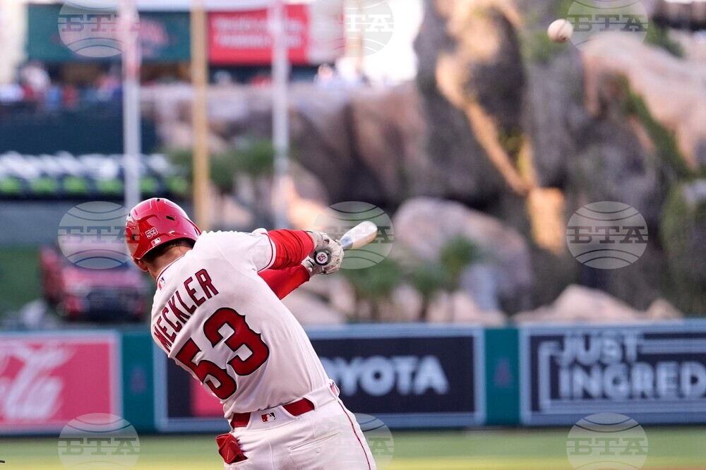 Rangers Angels Baseball