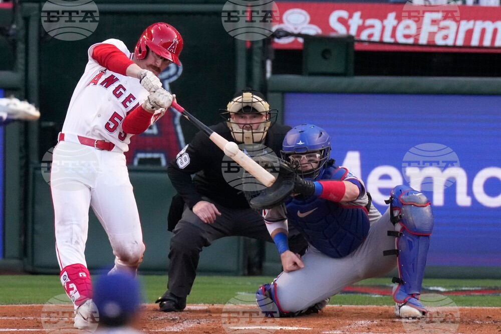 Rangers Angels Baseball