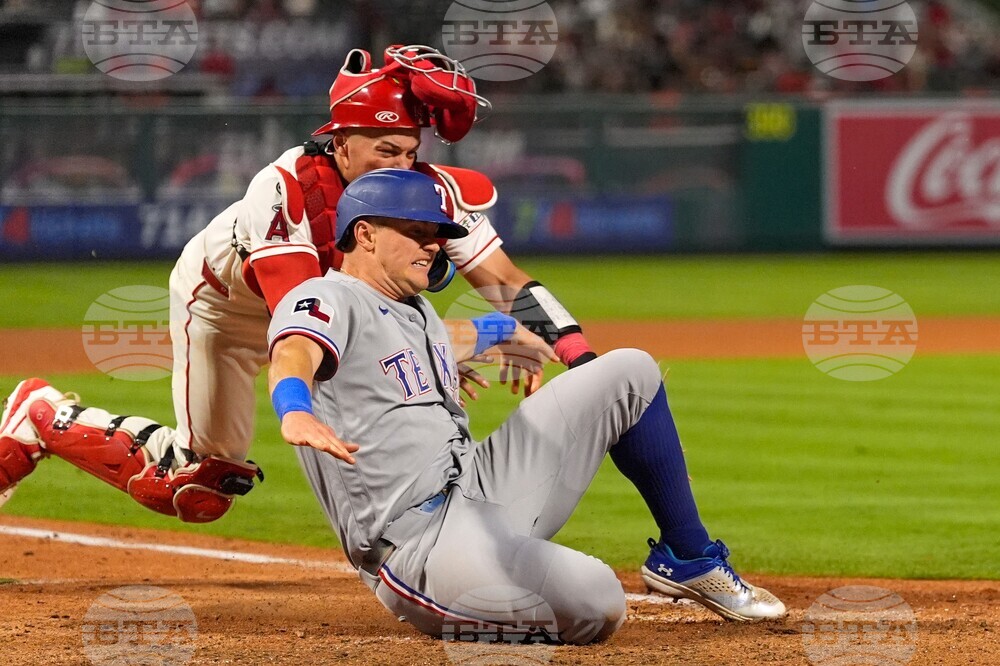 Rangers Angels Baseball
