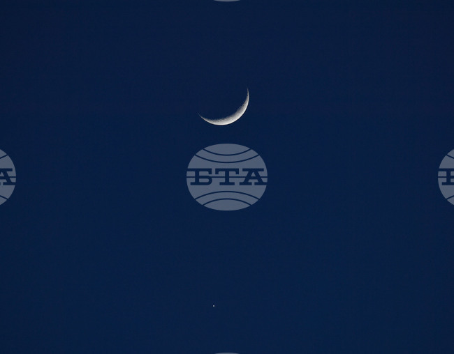 Разград - Луна, Юпитер - видимост