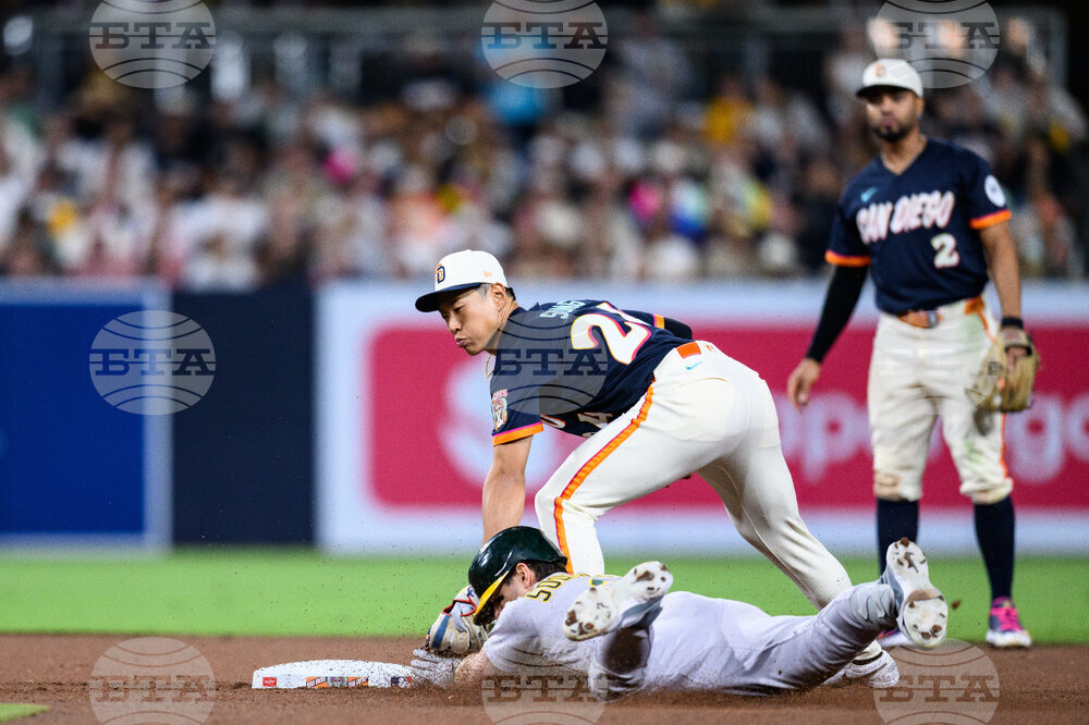 Athletics Padres Baseball