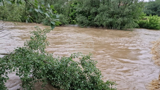 Временно е ограничено движението на пътя Първомайци – Горна Оряховица поради заливане на Александровския мост