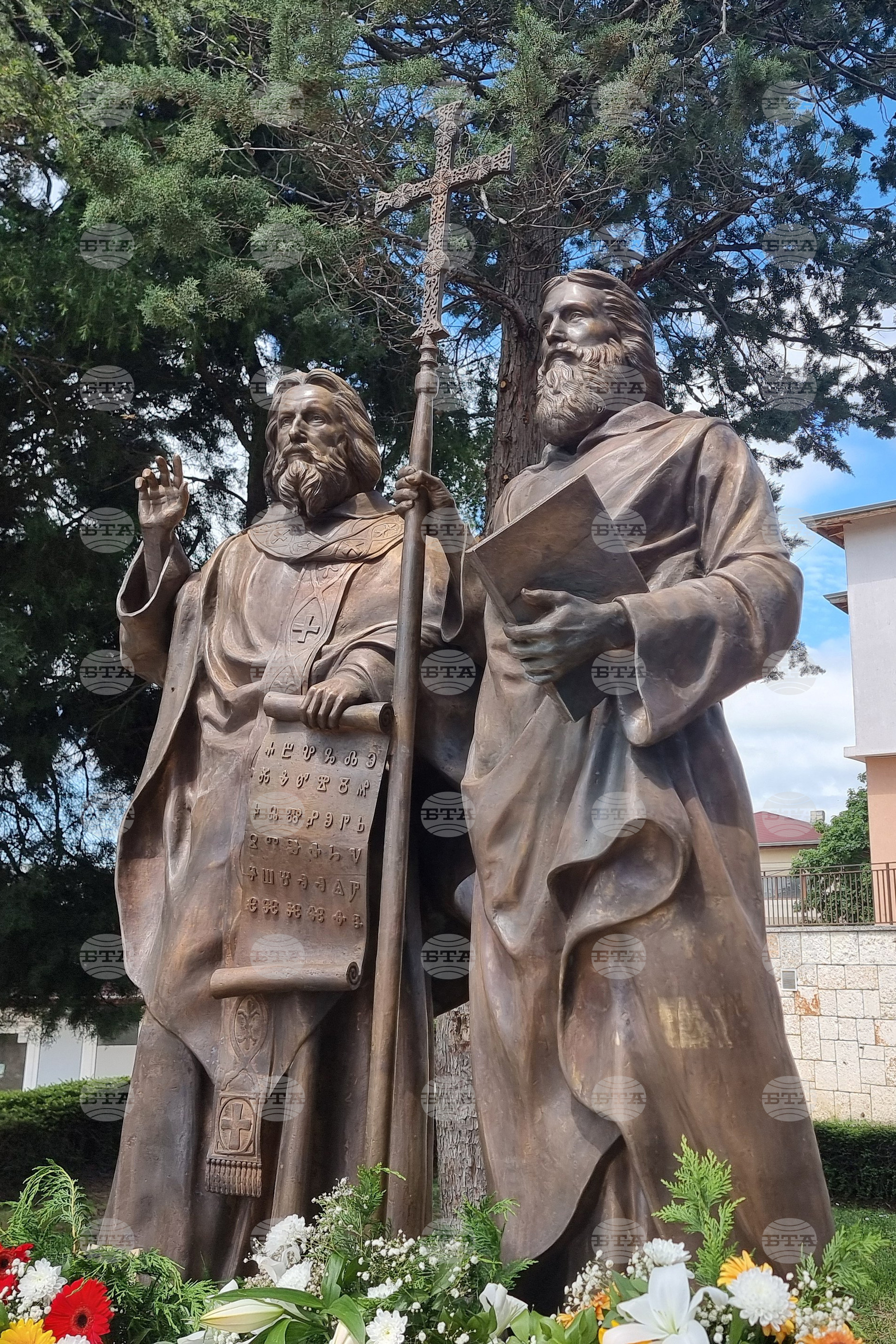 Аксаково - паметник на светите братя Кирил и Методий - откриване