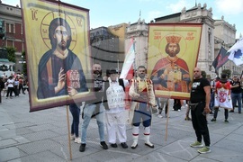Сърбия - Белград - протест