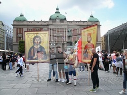Сърбия - Белград - протест