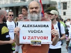 Сърбия - Белград - протест