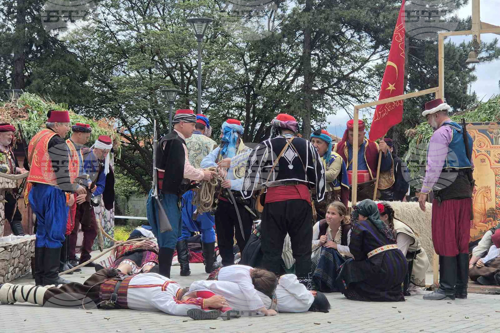 Село Цалапица - възстановка - Априлско въстание