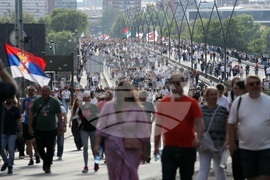 Сърбия - Белград - протест