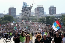 Сърбия - Белград - протест