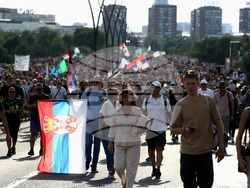 Сърбия - Белград - протест
