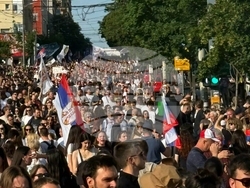 Сърбия - Белград - протест