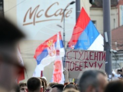 Сърбия - Белград - протест