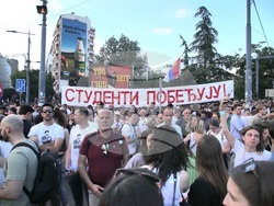 Сърбия - Белград - протест