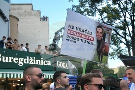 Сърбия - Белград - протест