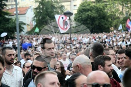 Сърбия - Белград - протест