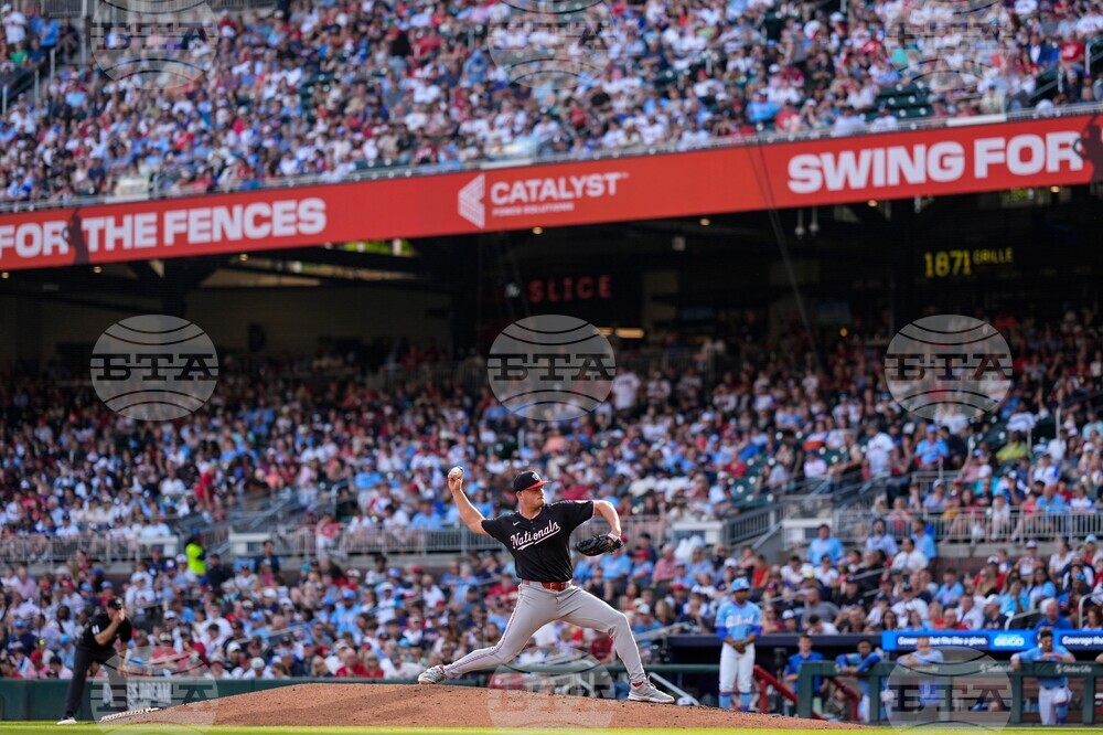 Nationals Braves Baseball