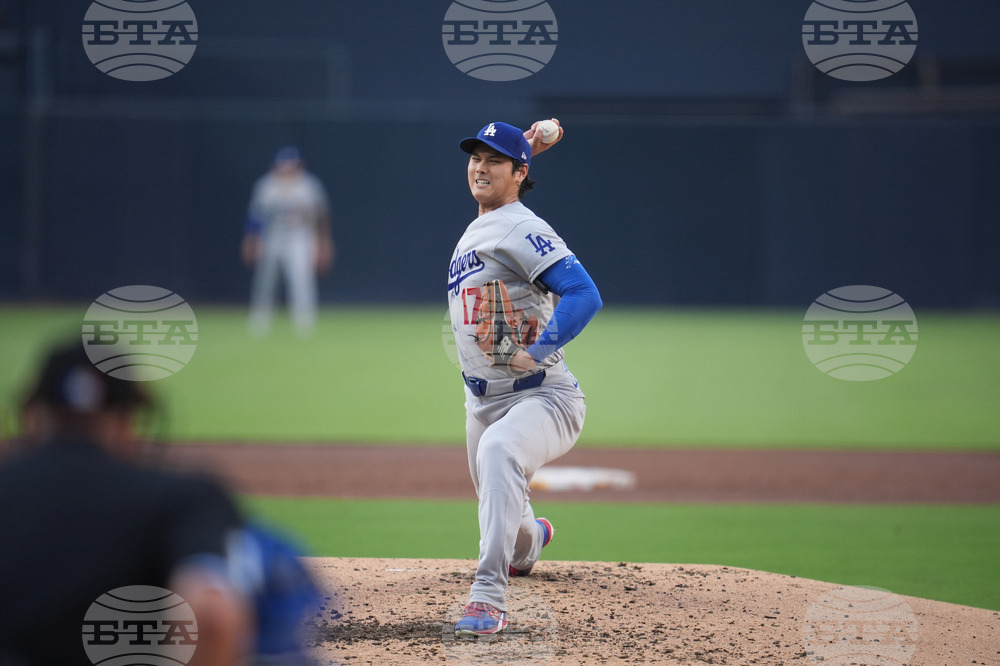 Dodgers Padres Baseball