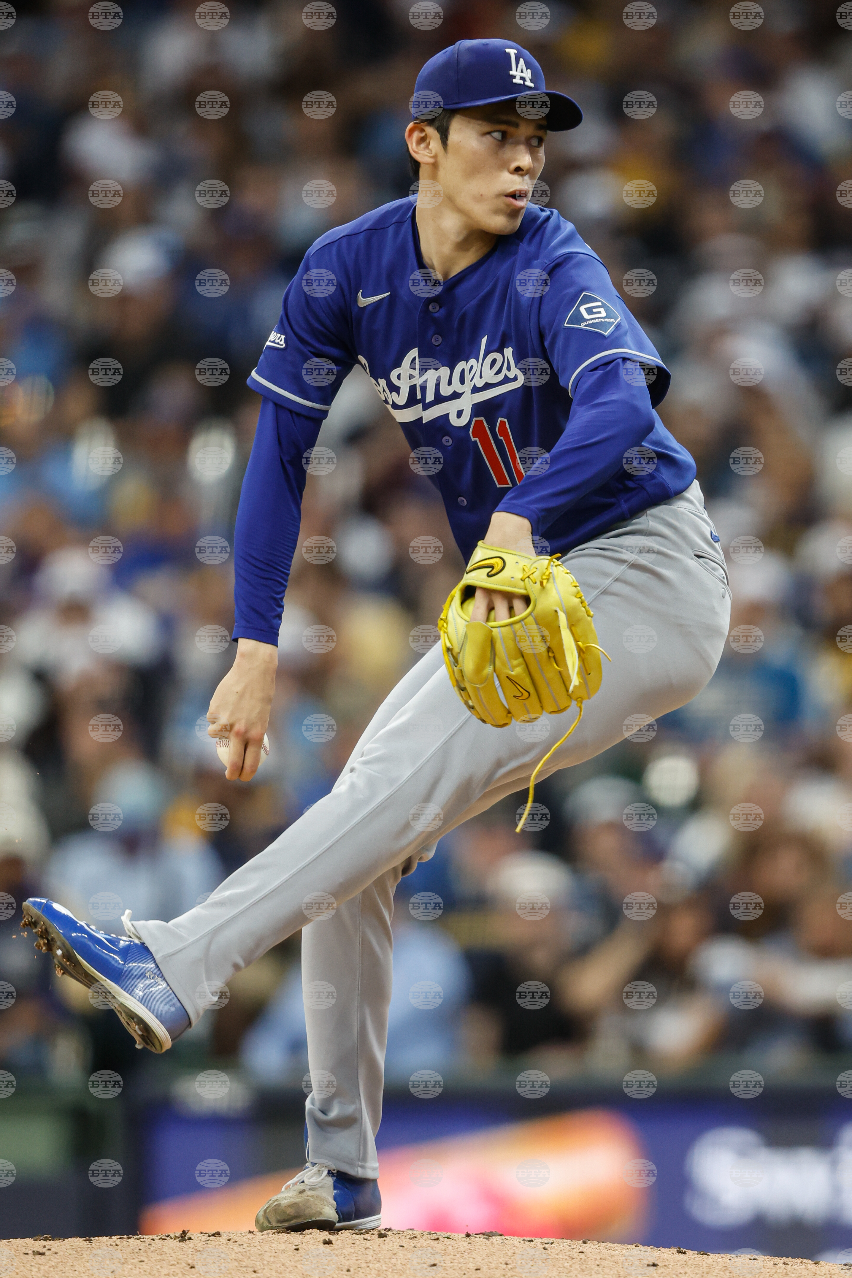Dodgers Brewers Baseball