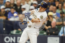 Dodgers Brewers Baseball