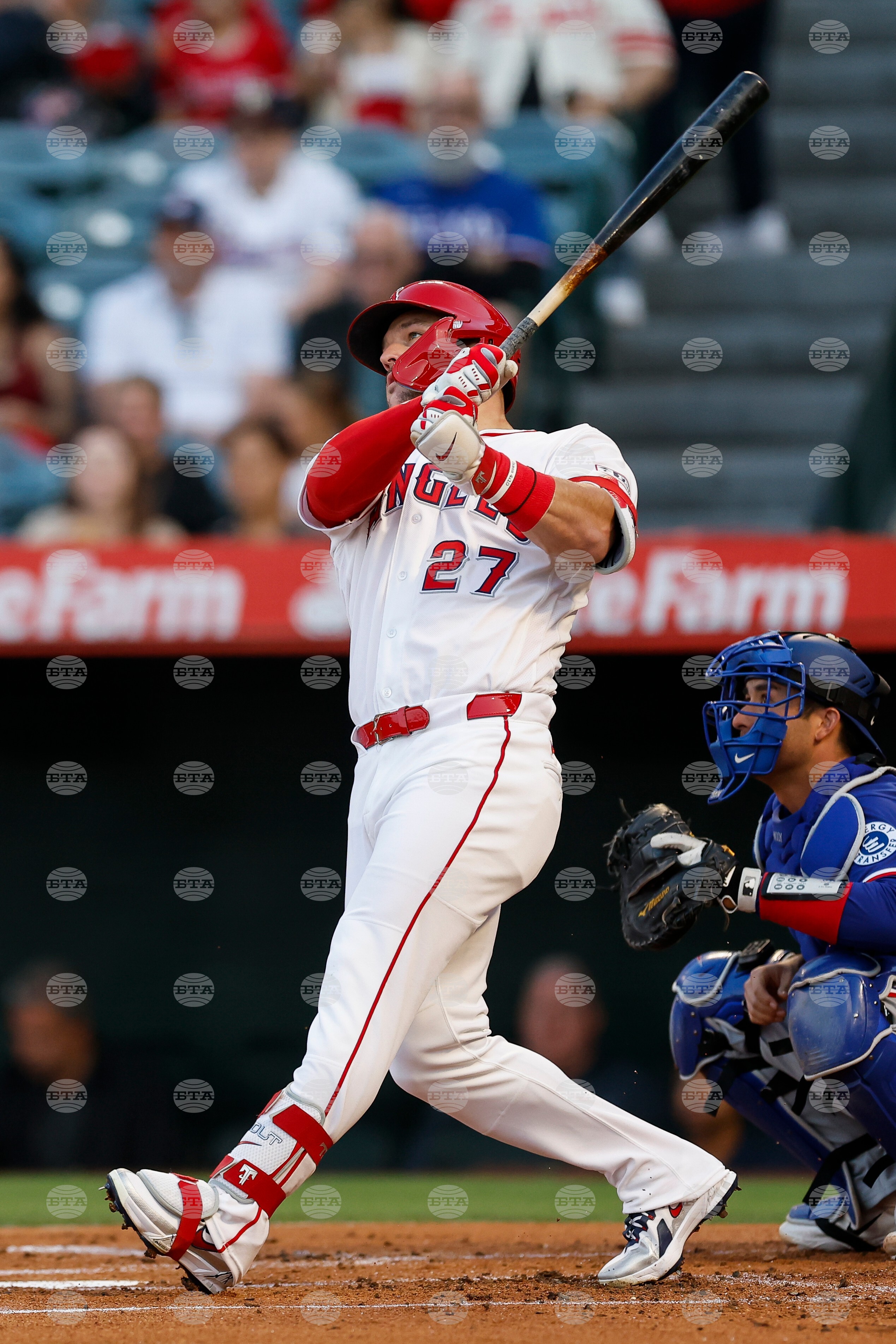 Rangers Angels Baseball