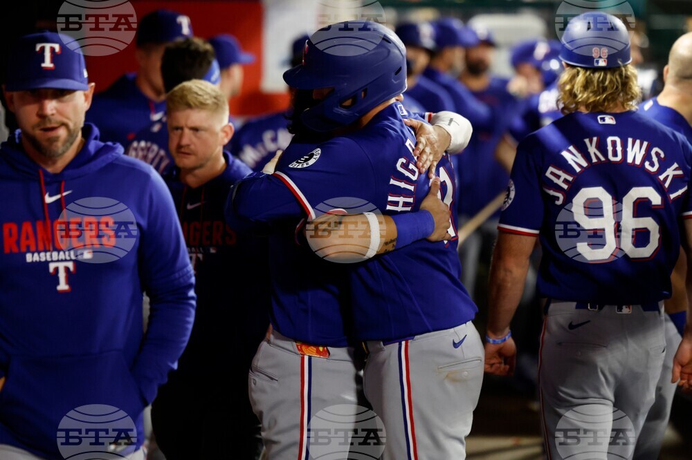 Rangers Angels Baseball