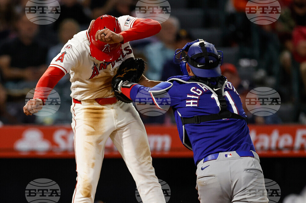 Rangers Angels Baseball