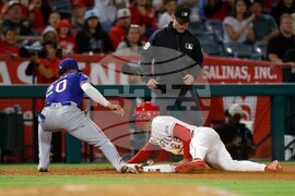 Rangers Angels Baseball