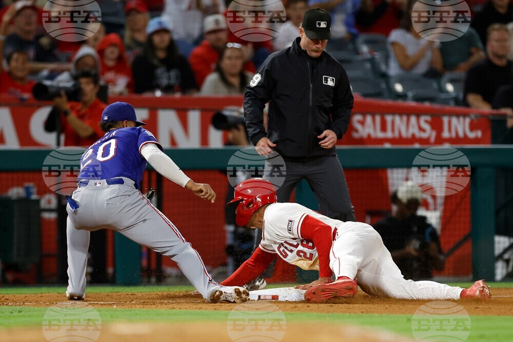 Rangers Angels Baseball