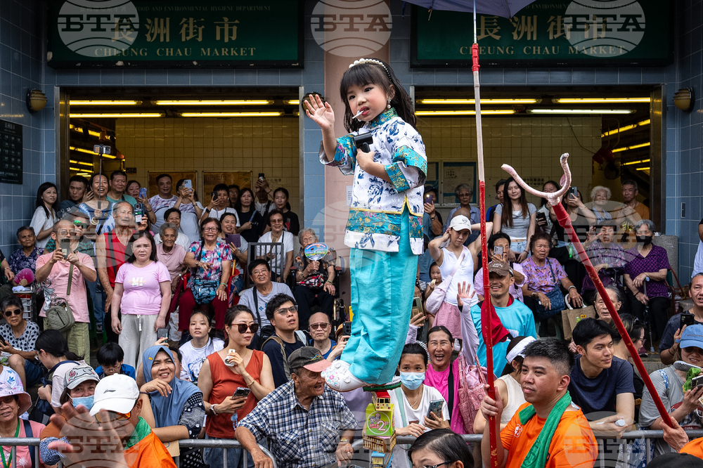 APTOPIX Hong Kong Bun Festival