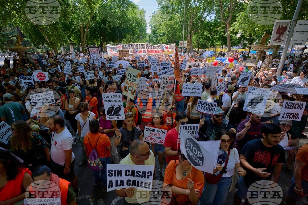 Spain Housing Protest