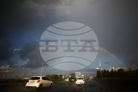 Столица - дъга - дъжд