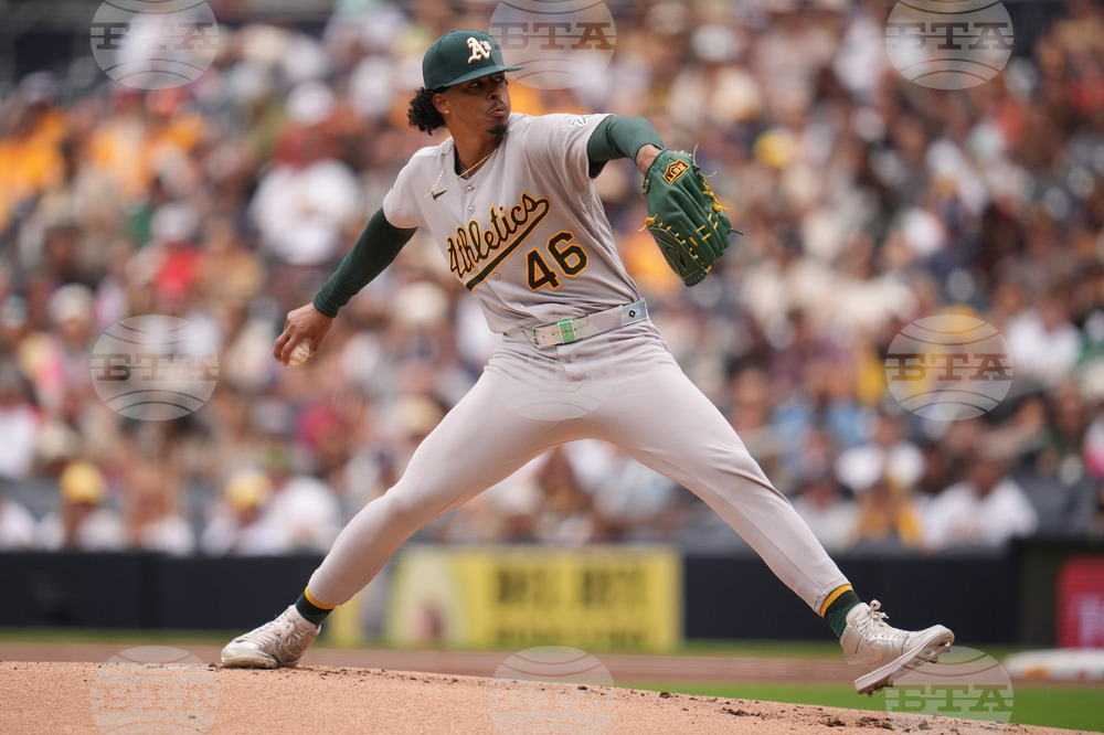 Athletics Padres Baseball