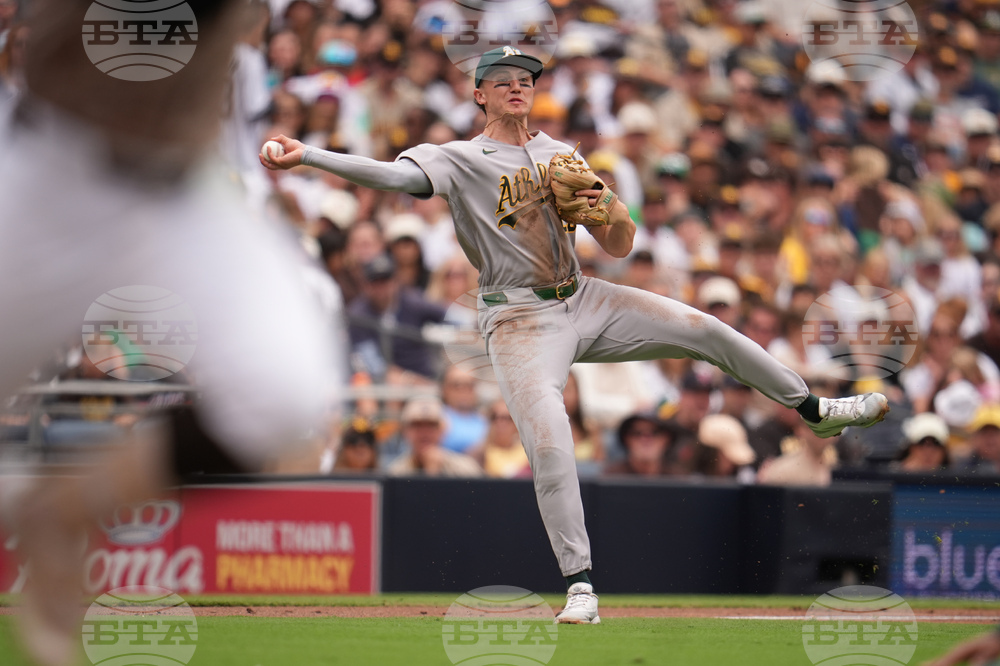 Athletics Padres Baseball