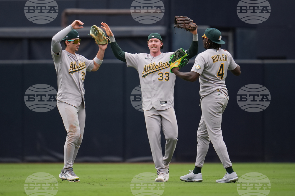 Athletics Padres Baseball