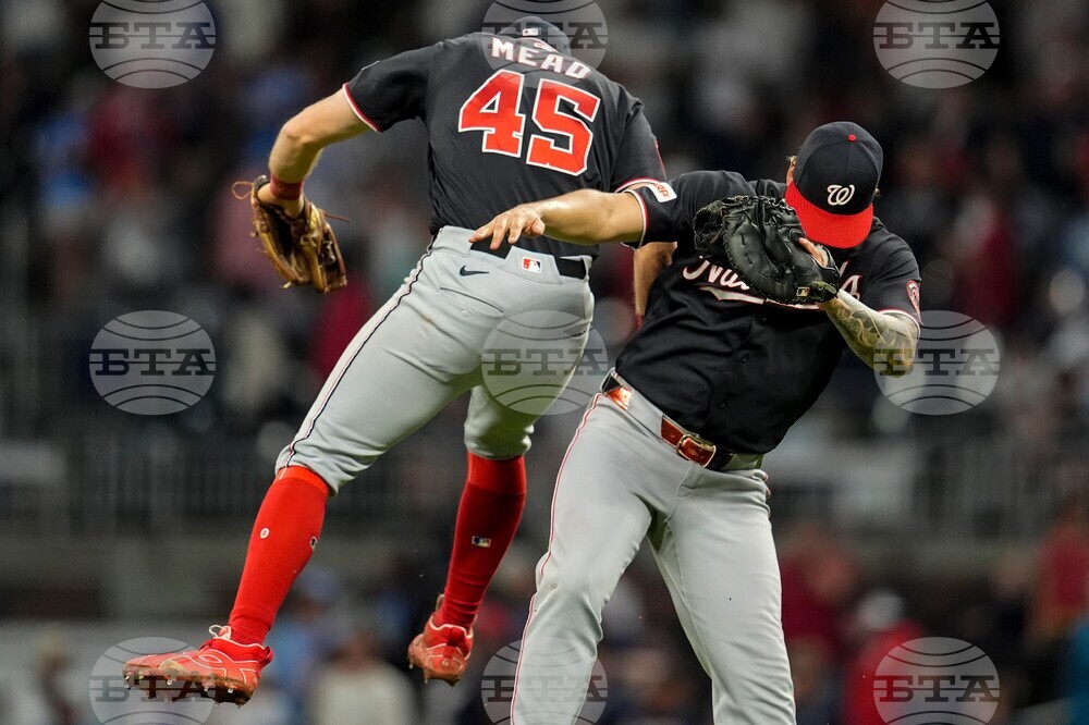 APTOPIX Nationals Braves Baseball