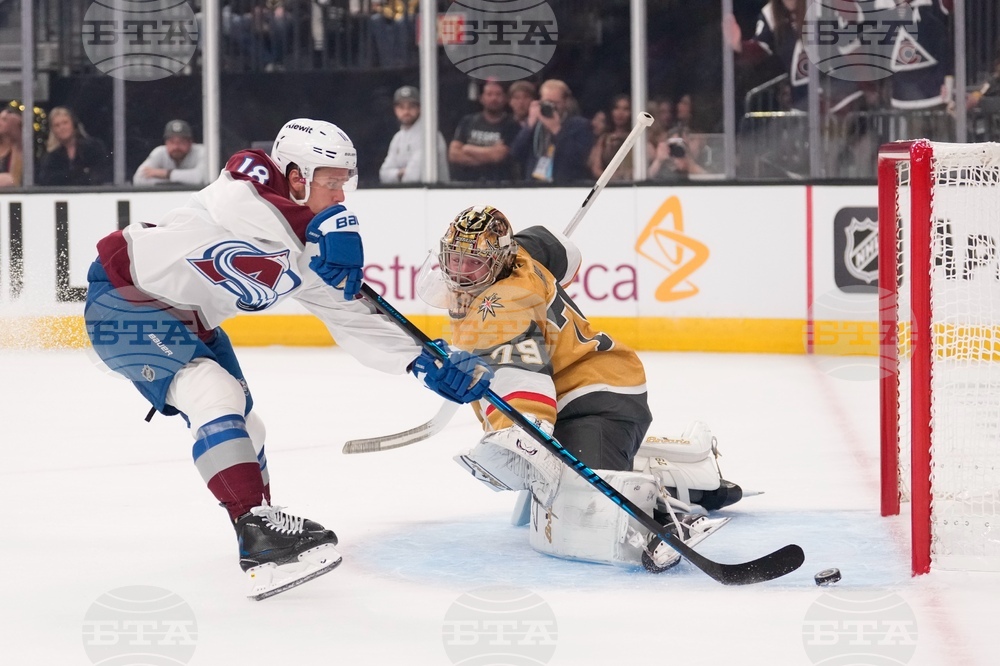 Avalanche Golden Knights Hockey
