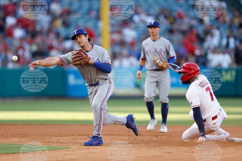 Rangers Angels Baseball