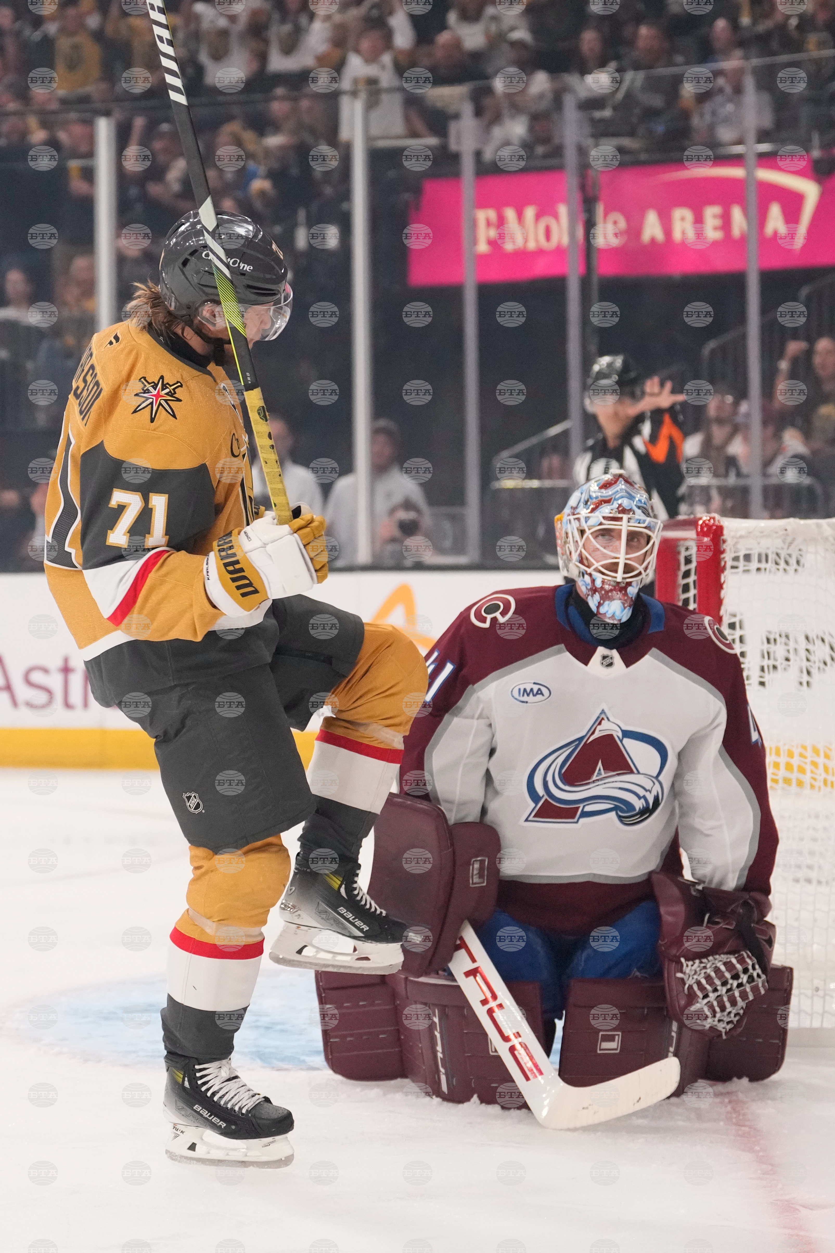 Avalanche Golden Knights Hockey
