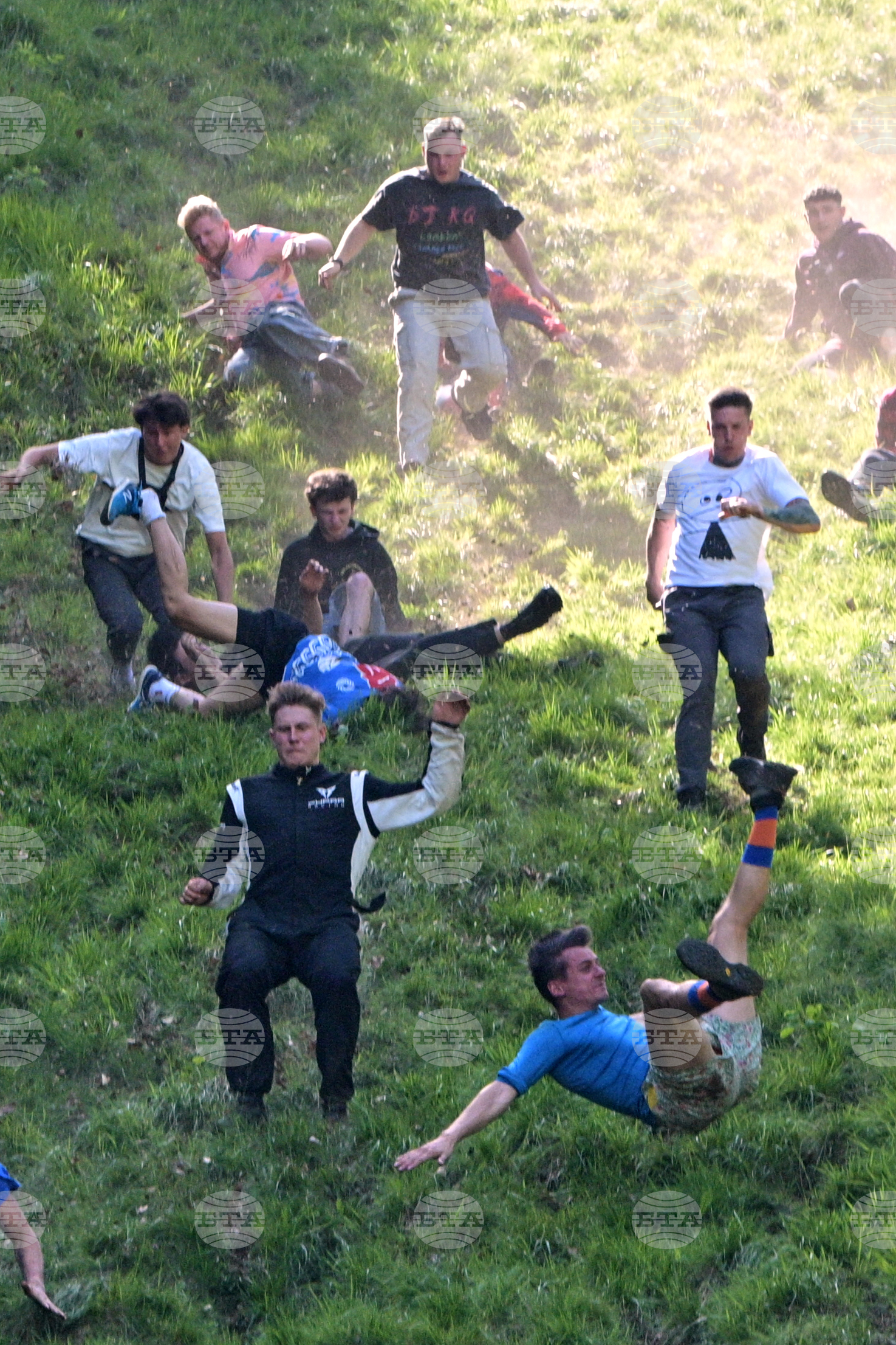 Britain Cheese Rolling