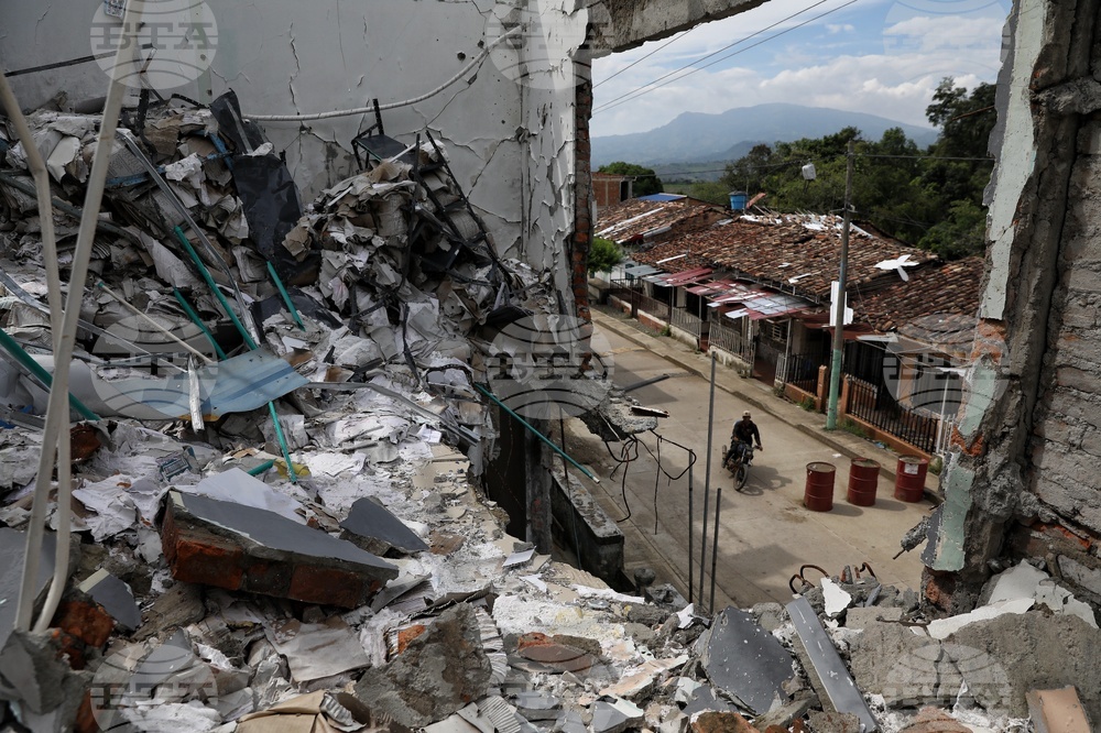 APTOPIX Colombia Election Violence