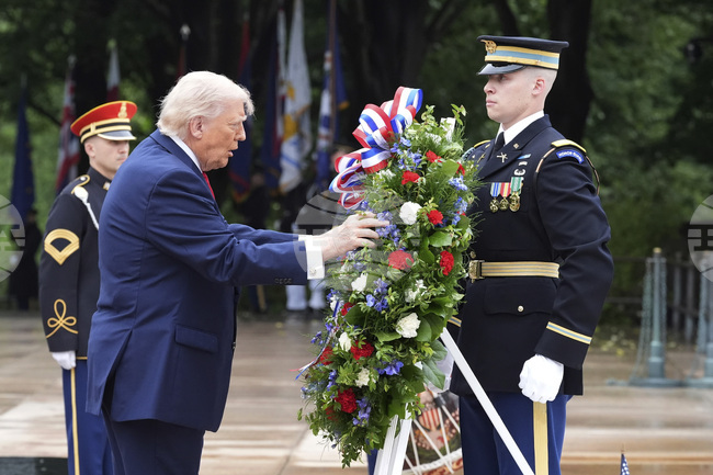 APTOPIX Trump America 250 Memorial Day