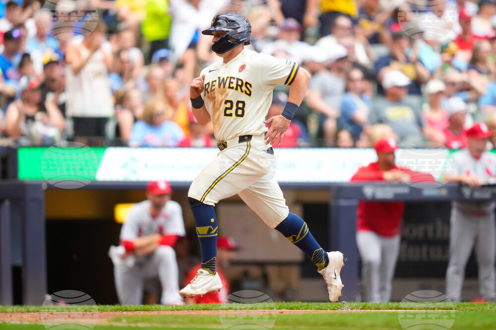 Cardinals Brewers Baseball