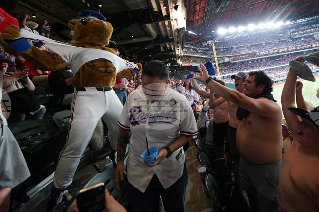 APTOPIX Astros Rangers Baseball