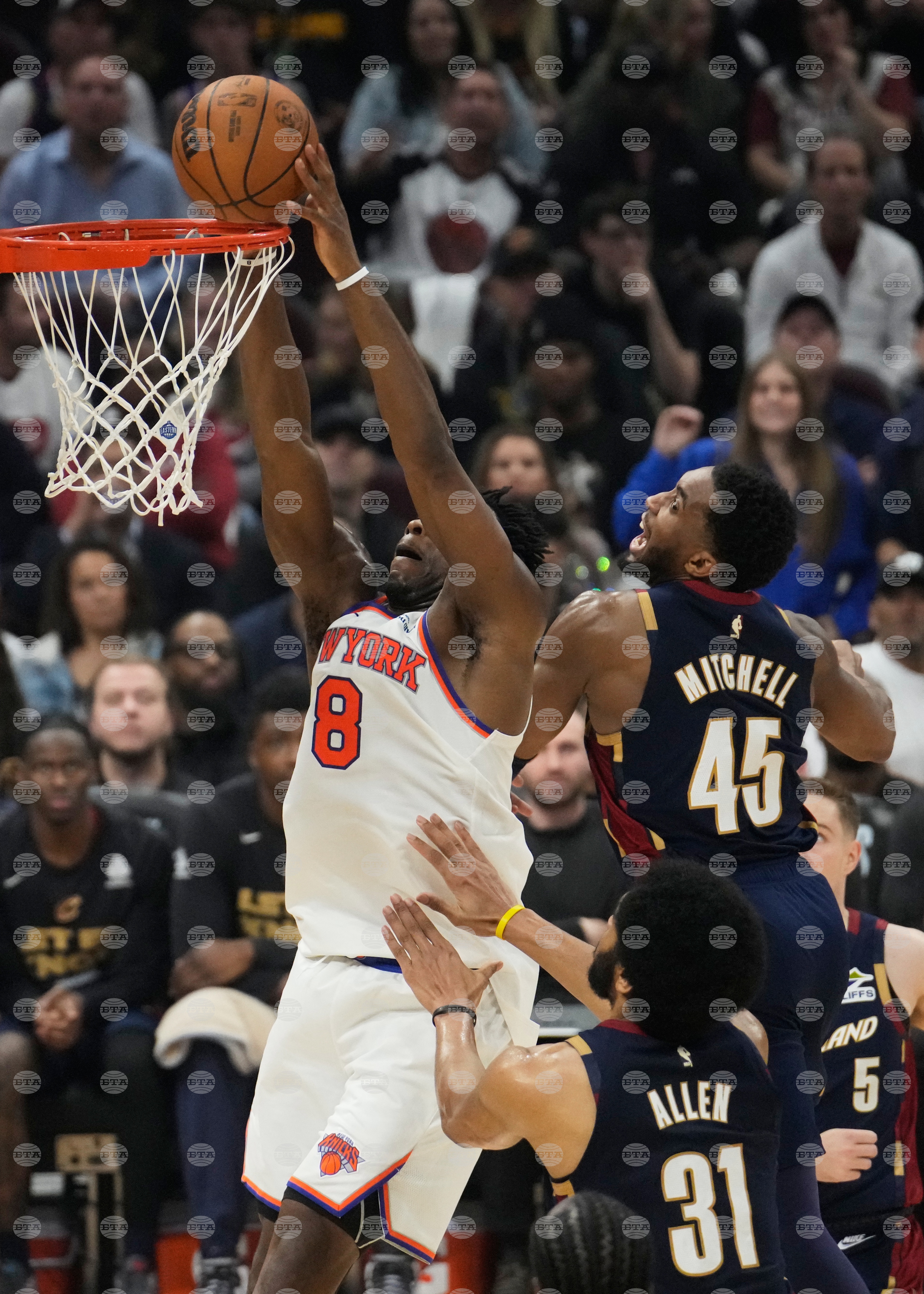 Knicks Cavaliers Basketball