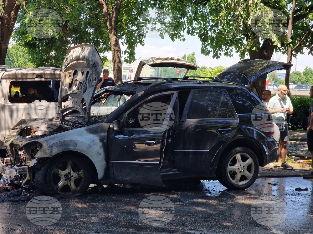 Пловдив - горящ автомобил 