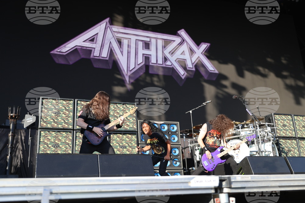 Национален стадион „Васил Левски" - група Anthrax - концерт
