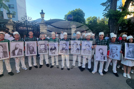 Шумен - факелно шествие - 150 години от Априлското въстание и от гибелта на Панайот Волов