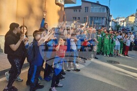 Шумен - факелно шествие - 150 години от Априлското въстание и от гибелта на Панайот Волов
