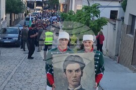 Шумен - факелно шествие - 150 години от Априлското въстание и от гибелта на Панайот Волов