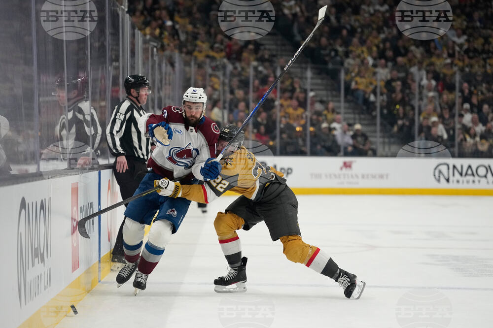 Avalanche Golden Knights Hockey